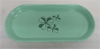 Fiesta Post 86 seamist Shamrock Clover bread tray