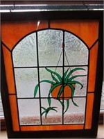 Stained Glass Panel Has Chip