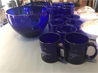 Cobalt Blue Glassware