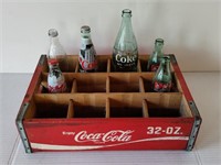 Coca Cola Crate with Bottles