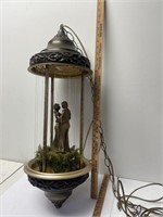 Vintage 1970's Hanging Oil Rain Lamp by Creator