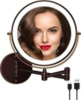 Rechargeable Lighted Makeup Mirror 8 Inch