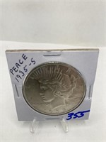 1935-S Peace Silver Dollar unc/XF