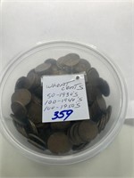 250 Wheat Cents Limited 30’s,40’s