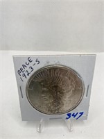 1923-S Peace  Dollar Unc