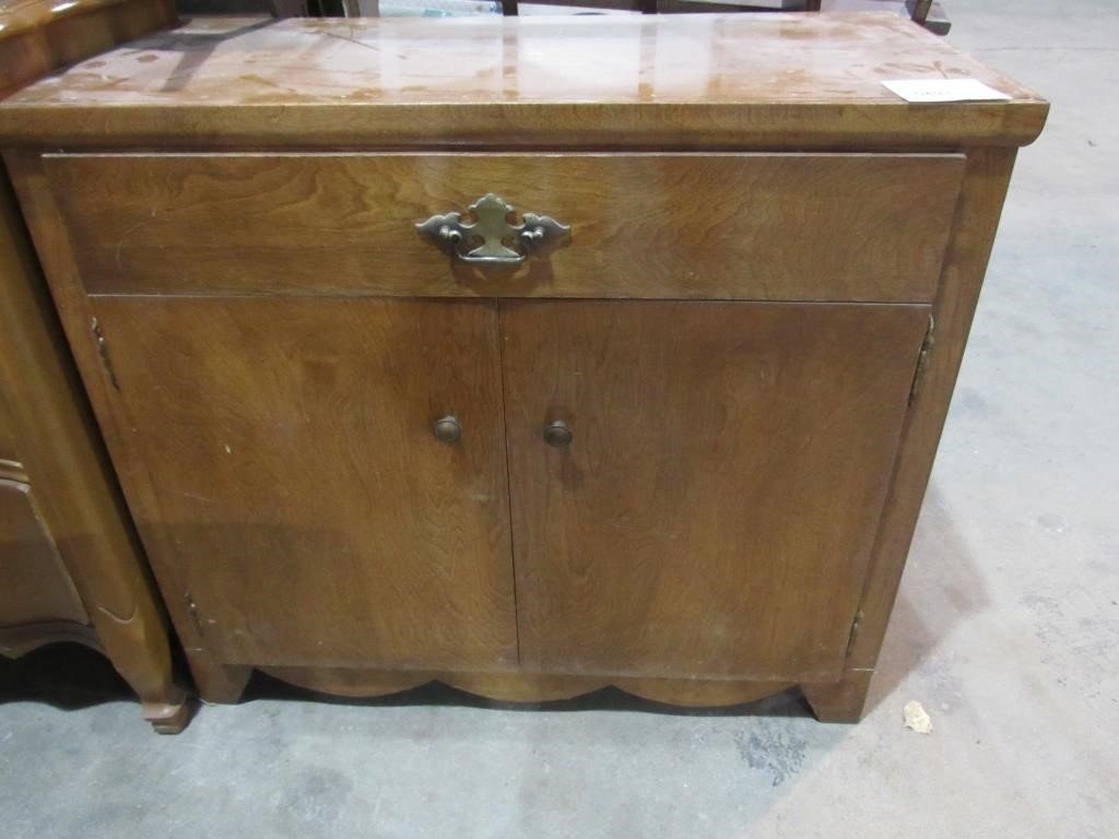 Vintage Wooden Side Table Buffet NO SHIPPING