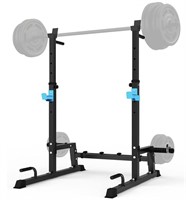 JXFITNESS SQUAT RACK WEIGHT LIFTING STAND 41-57IN