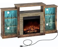 ROLANSTAR FIREPLACE TV STAND FITS TVS UP TO 65IN