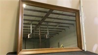Wooden Framed Mirror 28" x 40”