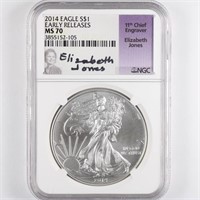 2014 Signed ASE NGC MS70