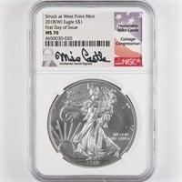 2018-(W) Signed ASE NGC MS70