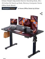 Electric Standing Desk, 48" x 24",