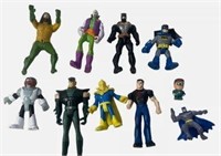 10 Qty DC Super Hero Action Figure Toy Bundle Lot