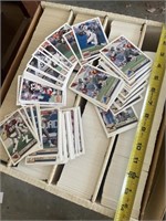 Box of football cards