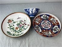 Lot of 3 Oriental Dishes