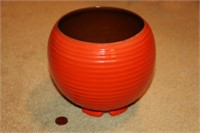 Frankoma Pottery 70A Orange Planter