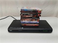 DVD Lot of Movies + DVD Player