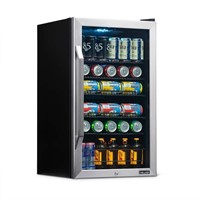 A689  Newair 126 Can Mini Fridge Stainless Steel