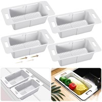 Hushee 4 Pcs Adjustable Baskets for Chest Freezer