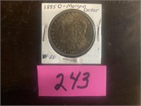 1885o Morgan Dollar