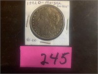 1892o Morgan Dollar
