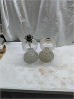 2 kerosene lamp bases