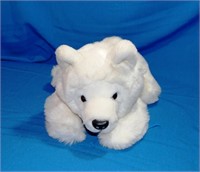 Dakin White Wolf Plush Puppet