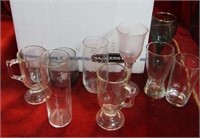 Misc. glassware lot.