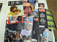 Lot of Life & Look Magazines 1960's Era