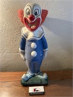 18 in ceramic clown