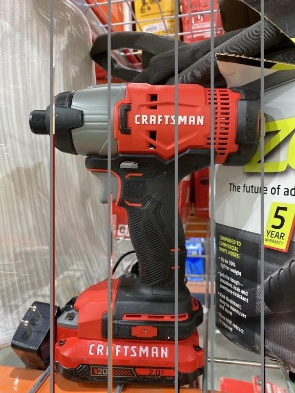Craftsman 20v  Impact Drill With 20v Battery And