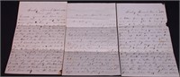 Five Civil War letters dated 1863