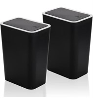 FASMOV TRASH CAN, 2 PACK 10.5X12.5IN -9X11IN