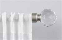 New Exclusive Home Crystal Ball 1" Curtain Rod