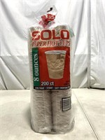 Solo Paper Hot Cups 200 Pack