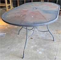 68" Oval Patio Table