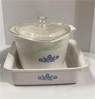 Corning Ware includes a 2 quart sauce maker