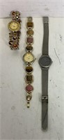 Lot of 3 Women’s Watches