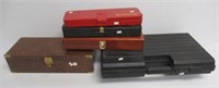 Various Gun Cleaning Items and Cases. Includes: