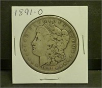 1891 - O Morgan Silver Dollar