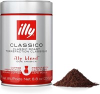 Illy Caffe Ground Coffee For Drip Medium Roast,
