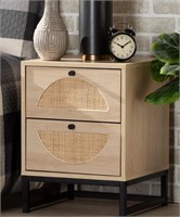 Retail$140 2-Drawer Bohemian End Table