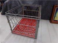 1969 Cream O Weber metal milk crate