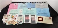 Lot of 12 Commemorative Stamps. Misc