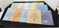 Lot of 10 Commemorative Stamps