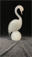 Elegant Art glass Murano swan