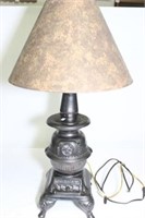Figural Stove Table Lamp