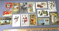 Antique Greeting Postcards Lot See Photos for