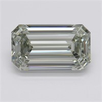 2.02ct,Gray Grn./VS1,Emerald cut GIA Diamond