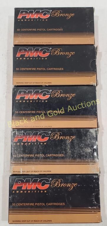 (5) PMC Bronze 45 Auto 2ep GR FMJ Cartridges